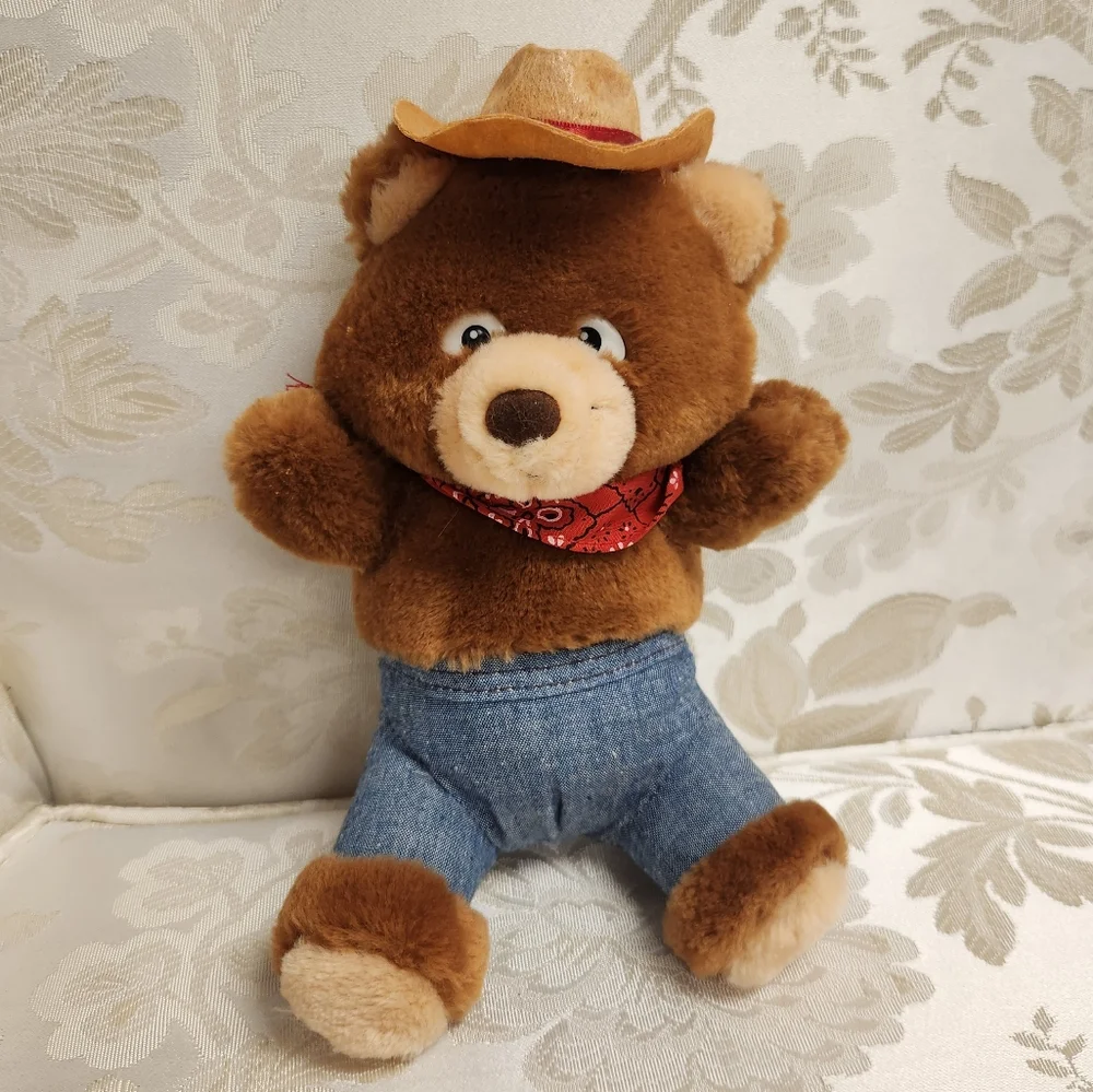 Whatabear Grrr Promotional Bear Plush - Cowboy Hat/Bandanna & Coca Cola Koala